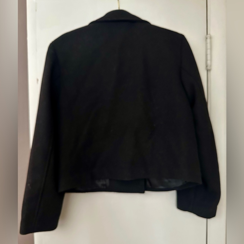 Abercrombie Cropped Peacoat Size Medium - Picture 2 of 3